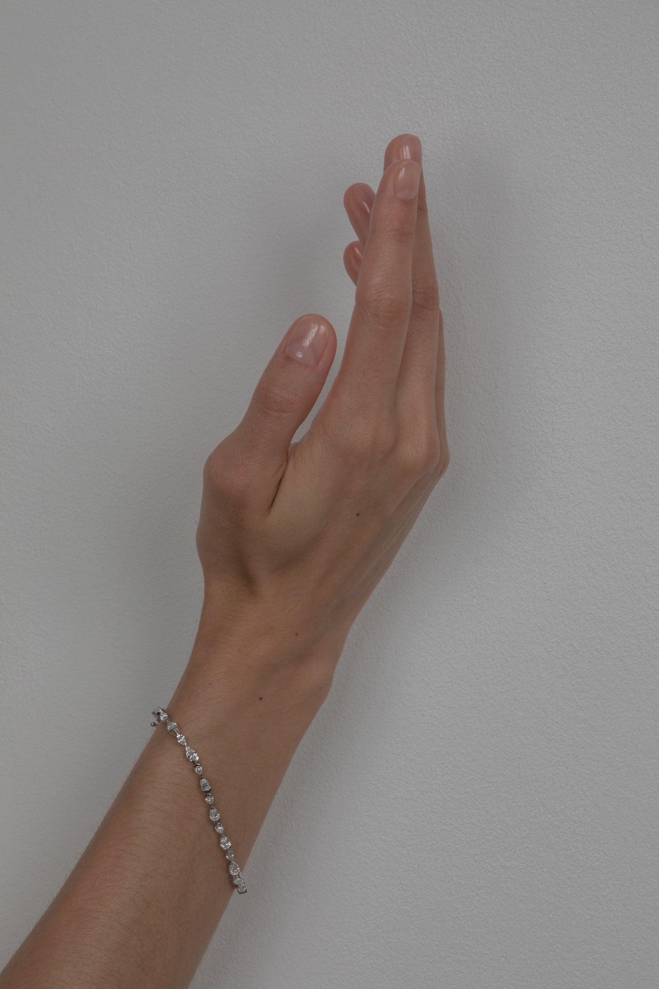 Demi Pear Tennis Bracelet