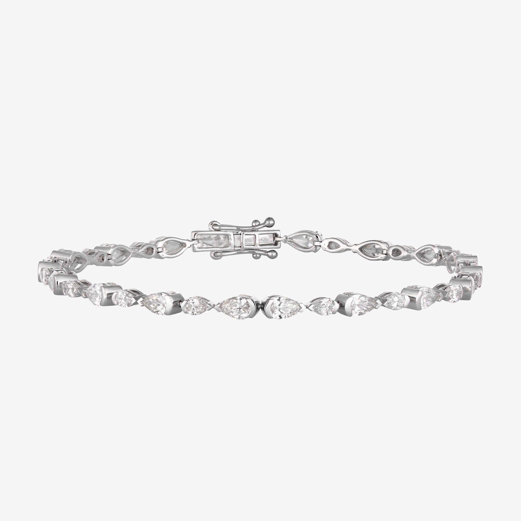 Demi Pear Tennis Bracelet