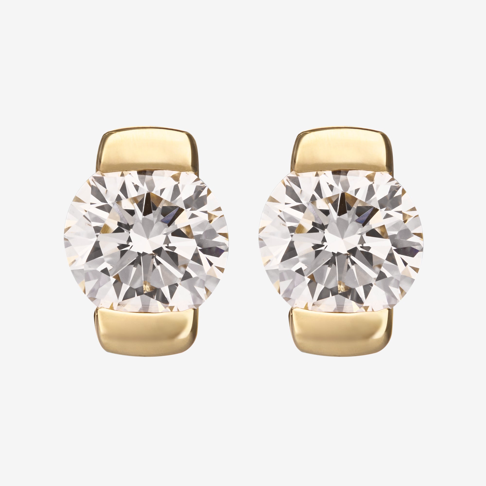 Demi Round Ear Studs